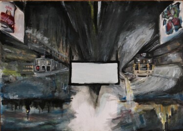 Картина под названием "Curator of the World" - Serge Lilac, Подлинное произведение искусства, Масло