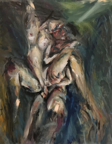 Картина под названием "If you ever feel lo…" - Serge Lilac, Подлинное произведение искусства, Масло