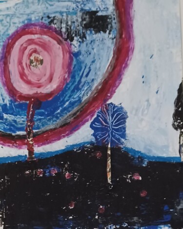 "Lollypop's Trees" başlıklı Resim Serge Maronese tarafından, Orijinal sanat, Akrilik