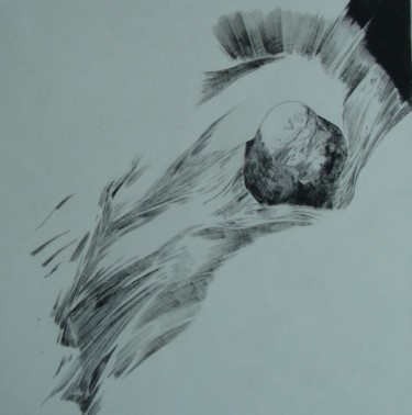 Peinture intitulée "Naissance d'un aber…" par Serge Marzin, Œuvre d'art originale