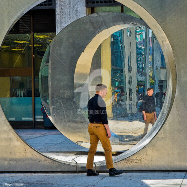 Fotografie getiteld "Homme qui Marche" door Serge Nouchi, Origineel Kunstwerk, Niet gemanipuleerde fotografie