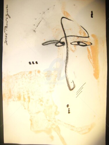 Drawing titled "expression" by Serge Prowizur, Original Artwork, Graphite