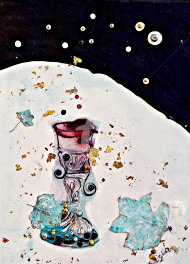 Peinture intitulée "kiddouch cup" par Serge Prowizur, Œuvre d'art originale, Acrylique