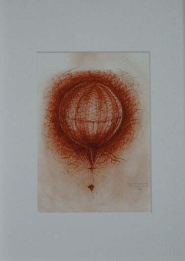 Gravures & estampes intitulée "Le merveilleux ball…" par Serge Reynaud (Art of Flying), Œuvre d'art originale, Impression nu…