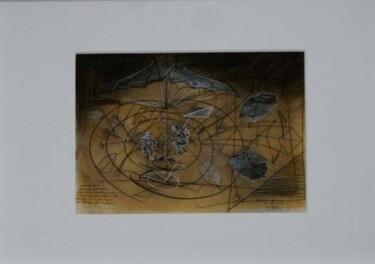 Machine volante Gravures & estampes intitulée "Machine volante" par Serge Reynaud (Art of Flying), Œuvre d'art originale, Impression numériq…