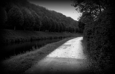 Photographie intitulée "Canal de l'Isle" par Serge Ricome, Œuvre d'art originale, Photographie argentique