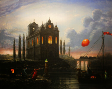 Pittura intitolato "Capriccos / Romanti…" da Serge Sunne, Opera d'arte originale, Acrilico