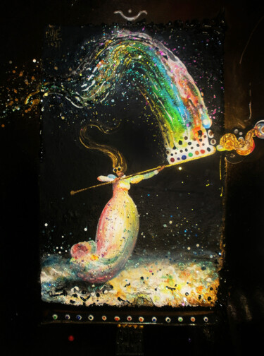 Peinture intitulée "Свет Цвета Снов" par Serge Sunne, Œuvre d'art originale, Acrylique