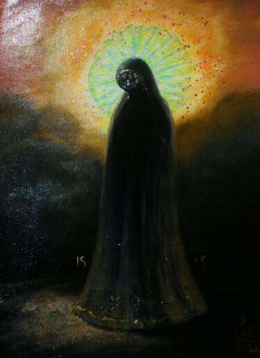 Painting titled "Изида Сокрытая" by Serge Sunne, Original Artwork, Acrylic
