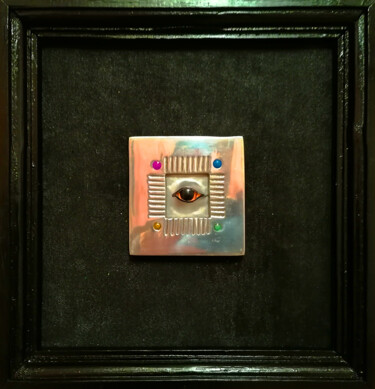 Peinture intitulée "Occultum Oculus" par Serge Sunne, Œuvre d'art originale, Acrylique