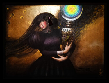 Картина под названием "Пыль Эпох и Прах и…" - Serge Sunne, Подлинное произведение искусства, Акрил