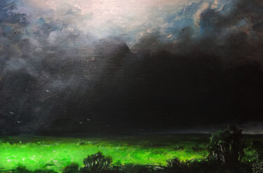 Painting titled "После дождя" by Serge Sunne, Original Artwork, Acrylic