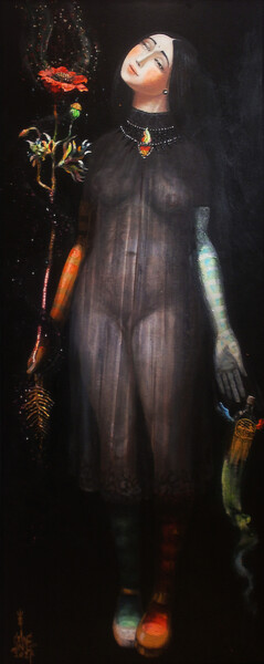 Painting titled "Laudanum" by Serge Sunne, Original Artwork, Acrylic