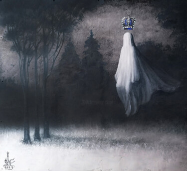 Pintura titulada "Queen Light Winter" por Serge Sunne, Obra de arte original, Acrílico