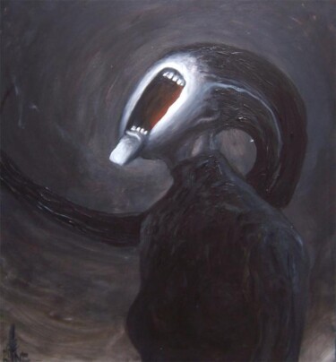 Картина под названием "scream 1" - Serge Sunne, Подлинное произведение искусства