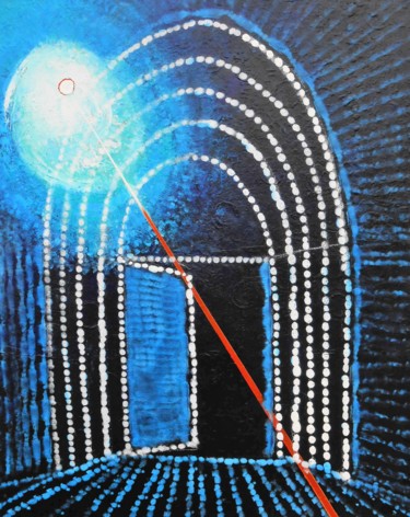 Pittura intitolato "La Porte" da Serge Thiery, Opera d'arte originale, Acrilico