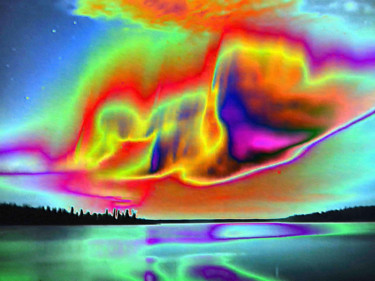 Photography titled "Aurora Borealis" by Serge Thiery, Original Artwork, Other