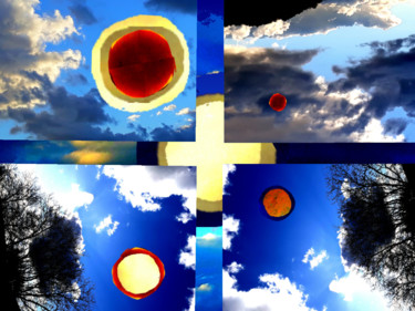 Arts numériques intitulée "Plein Soleil" par Serge Thiery, Œuvre d'art originale, Peinture numérique