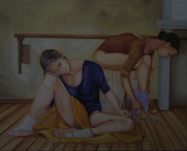 Peinture intitulée "LES ETOILES" par Serge Vanderhaegen, Œuvre d'art originale, Huile