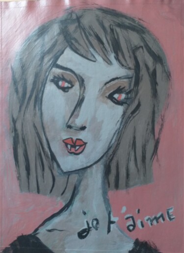 Painting titled "Florence" by Serge Voulouzan, Original Artwork, Acrylic