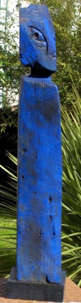 Sculpture intitulée "Marin bleu Blue sai…" par Serge Boué - Kovacs, Œuvre d'art originale