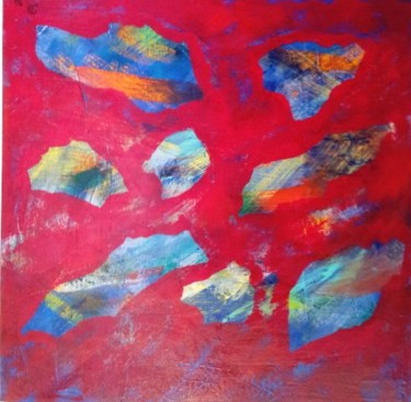 Painting titled "îles" by Serge Boué - Kovacs, Original Artwork