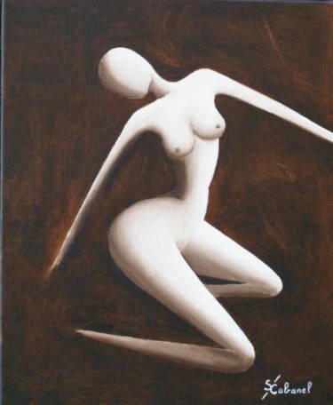 Peinture intitulée "Dolcia" par Serge Cabanel, Œuvre d'art originale, Huile