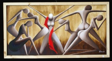 Peinture intitulée "Seven" par Serge Cabanel, Œuvre d'art originale, Huile