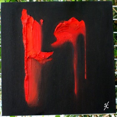 Peinture intitulée "Abstrait 012" par Serge Cabanel, Œuvre d'art originale, Huile