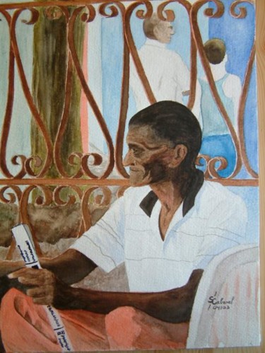 Peinture intitulée "Cuba" par Serge Cabanel, Œuvre d'art originale