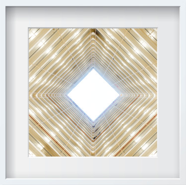 Photography titled "Lightwell Studies (…" by Serge Horta, Original Artwork, Digital Photography Mounted on Wood Panel
