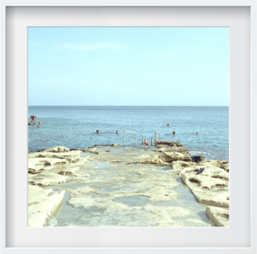 Photography titled "MEDITERRANEO I (Fra…" by Serge Horta, Original Artwork, Analog photography Mounted on Wood Panel