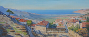 Petri village. Crete Island, Greece Картина под названием "Petri village. Cret…" - Sergei Gusev, Подлинное произведение искусства, Масло Установлен на Подрамник