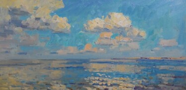 Painting titled "fresh breeze" by Sergei Kondratiuk, Original Artwork, Oil