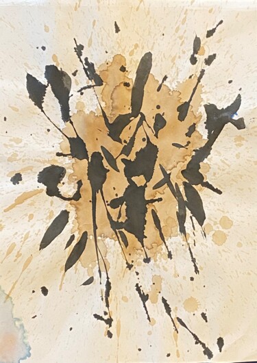 Картина под названием "O-art O-abstract" - Sergei Kozachenko, Подлинное произведение искусства, Чернила