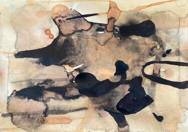 Картина под названием "Arabia" - Sergei Kozachenko, Подлинное произведение искусства, Чернила