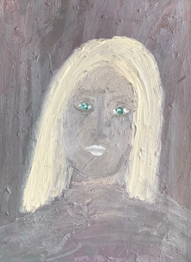 Картина под названием "Portrait of a young…" - Sergei Kozachenko, Подлинное произведение искусства, Масло