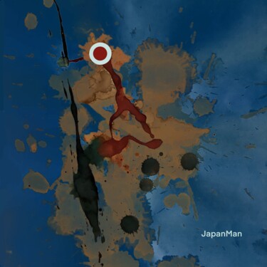 Arts numériques intitulée "JapanMan" par Sergei Kozachenko, Œuvre d'art originale, Travail numérique 2D
