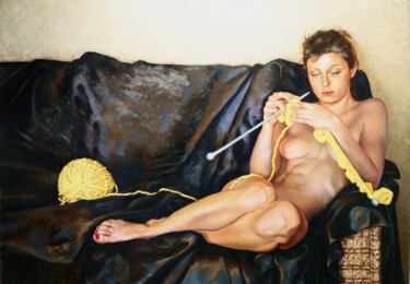 Pittura intitolato "2010. Heat" da Sergei Krupkin, Opera d'arte originale, Olio