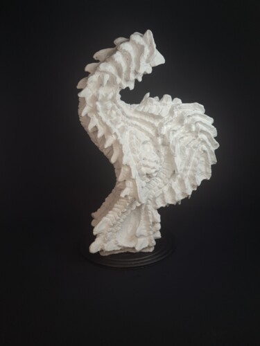 Sculpture titled "Sharshir Ivory" by Sergei Safaev, Original Artwork, Concrete