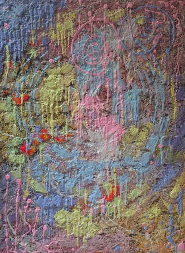 Картина под названием "Vanilla sky above t…" - Sergei Safaev, Подлинное произведение искусства, Акрил