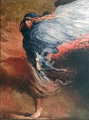 Pittura intitolato "Gabriel.jpeg" da Mamontoff, Opera d'arte originale, Olio