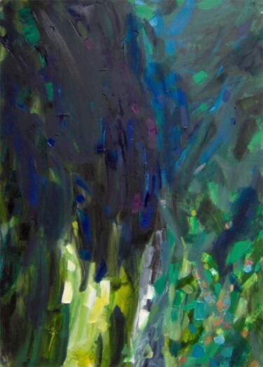 Painting titled "Wind" by Sergej Jakovlev, Original Artwork