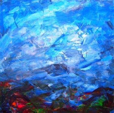 Painting titled "Earth and Sky" by Sergej Jakovlev, Original Artwork