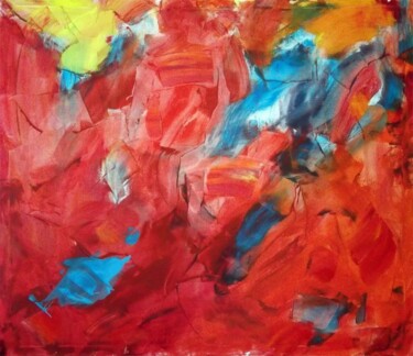 Painting titled "Red Sea" by Sergej Jakovlev, Original Artwork