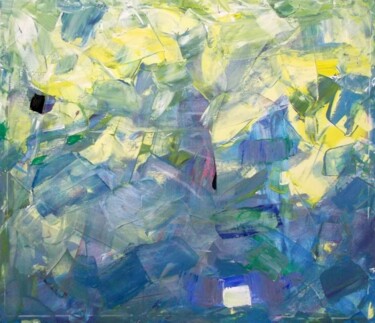 Painting titled "blue-shadow150x130-…" by Sergej Jakovlev, Original Artwork