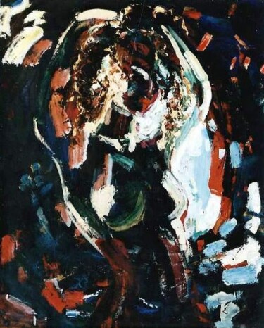 Painting titled "Ariadna" by Sergej Jakovlev, Original Artwork, Oil