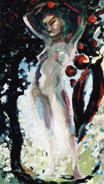 Painting titled "Eve 2" by Sergej Jakovlev, Original Artwork, Oil