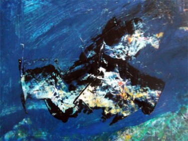 Painting titled "Gravitation" by Sergej Jakovlev, Original Artwork