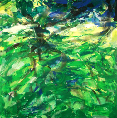 Painting titled "green150x150-2015-w…" by Sergej Jakovlev, Original Artwork, Acrylic